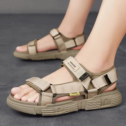 Zomerse herensandalen van echt leer - Comfortabele en stijlvolle leren sandalen voor mannen
